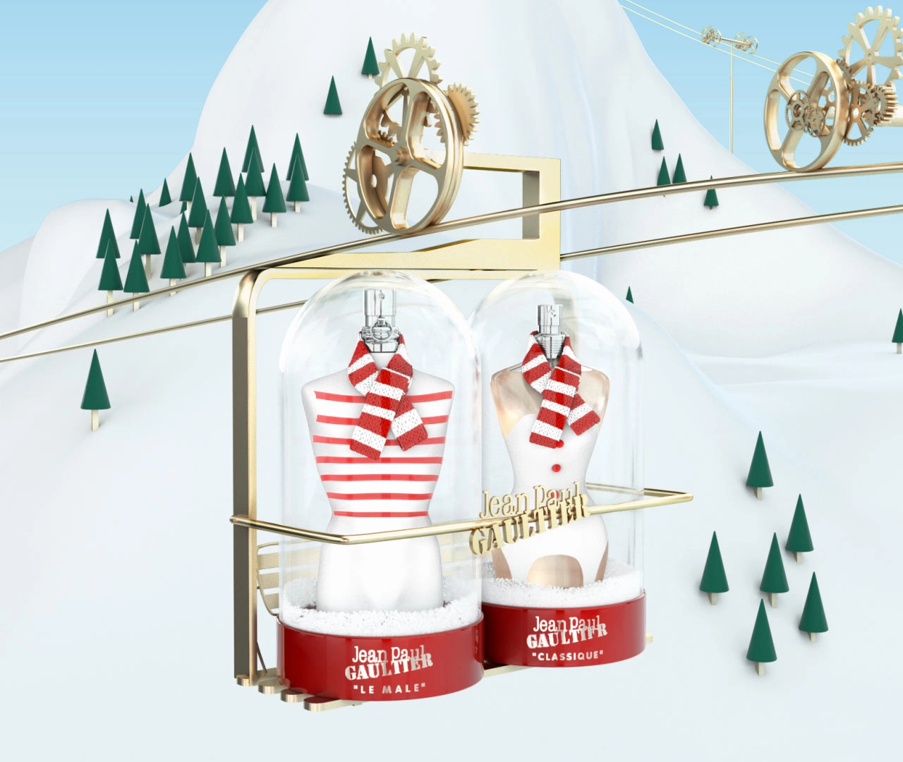Jean Paul Gaultier Classique Collector's Snow Globe Jean Paul Gaultier Classique Collector's Snow Globe