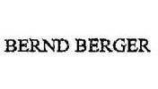 BERND BERGER BERND BERGER