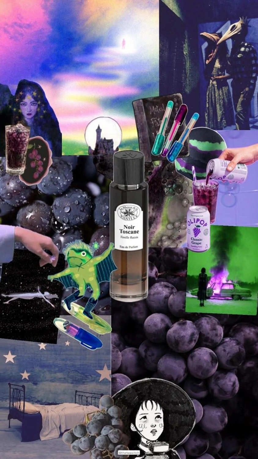 La Maison de la Vanille Noir Toscane Vanille Raisin