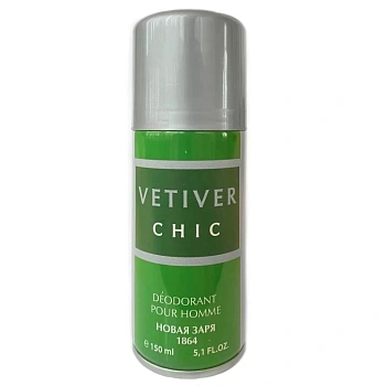 Novaya Zarya (Новая Заря) Ветивер Шик (Vetiver Chic) дезодорант, 150 мл