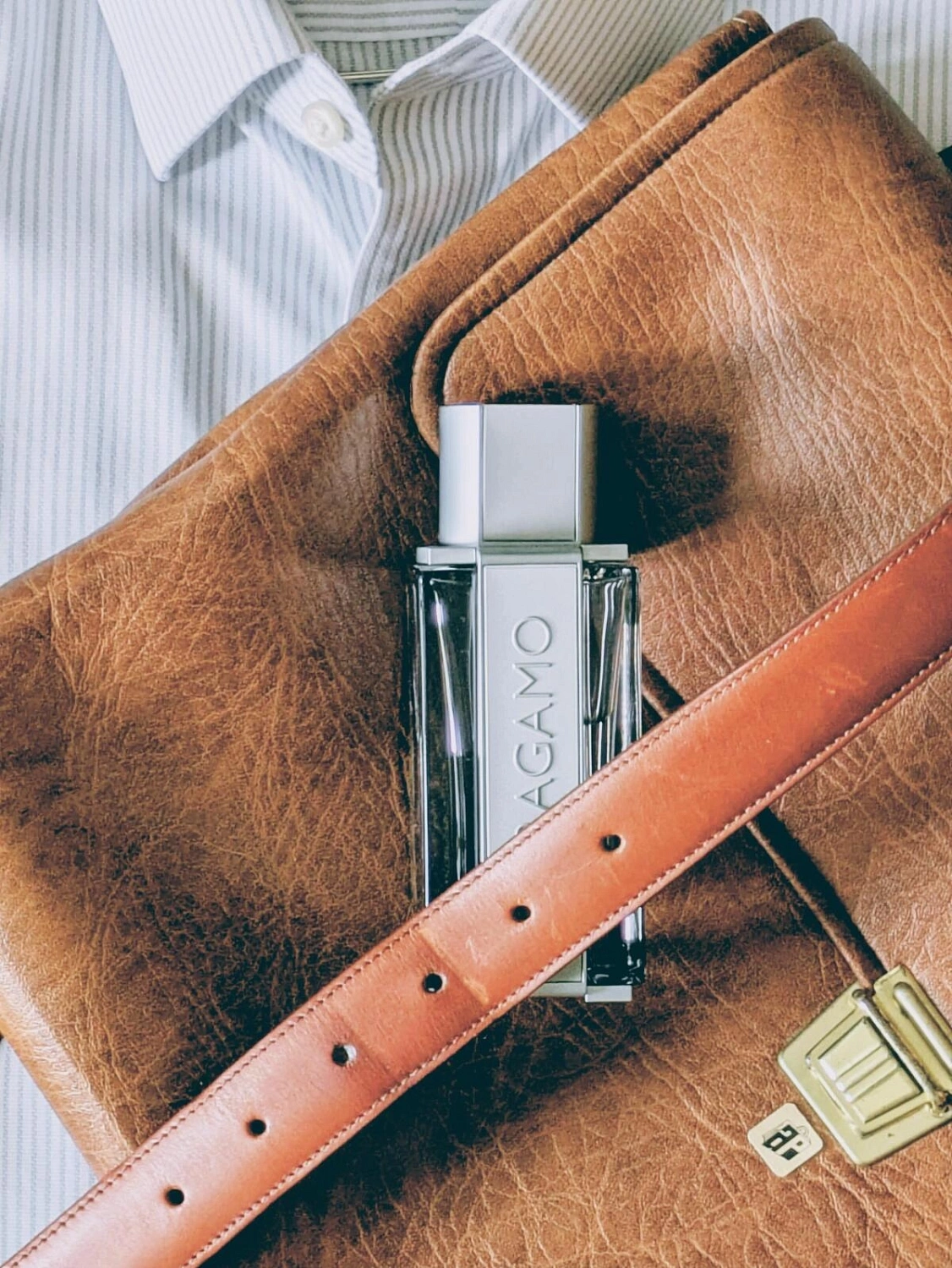 Salvatore Ferragamo Bright Leather