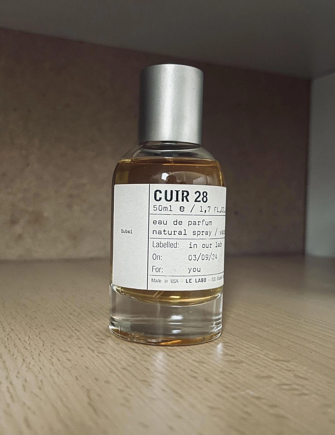 Le Labo Cuir 28 Dubai