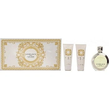 Versace Eros Pour Femme Eau de Toilette набор: т.вода, 100 мл + лосьон д/тела, 100 мл + гель д/душа, 100 мл