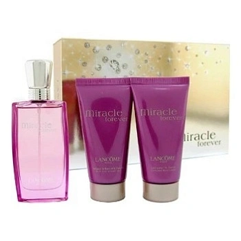 Lancome Miracle Forever набор: парф. вода, 50 мл + лосьон д/тела, 50 мл + гель для душа, 50 мл Lancome Miracle Forever набор: парф. вода, 50 мл + лосьон д/тела, 50 мл + гель для душа, 50 мл