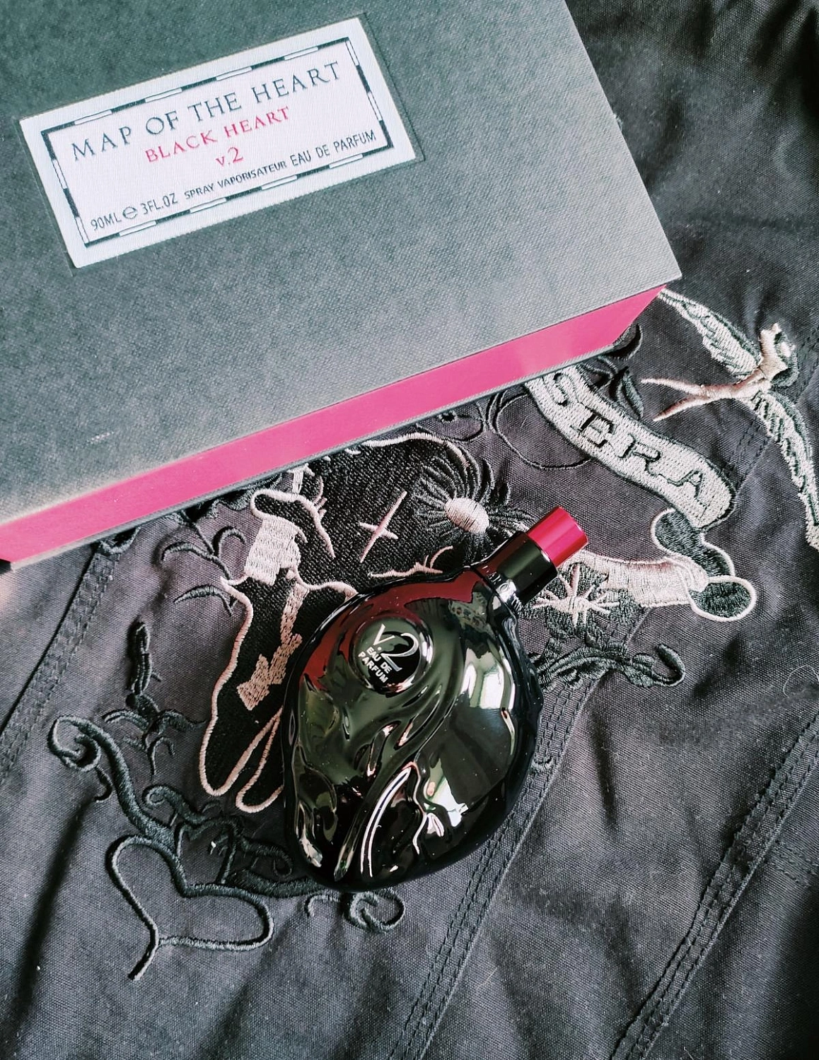 Map Of The Heart Black Heart V 2