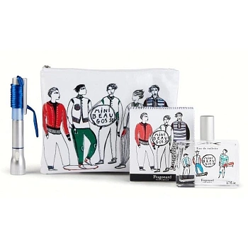 Fragonard Beau Gosse набор: т.вода, 50 мл + ручка-фонарик + косметичка