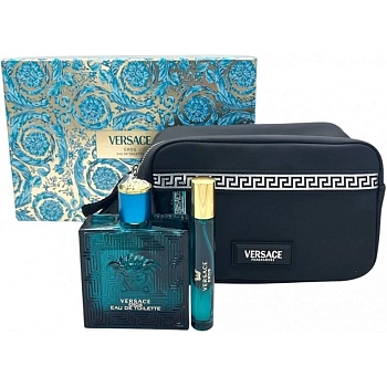 Versace Eros набор: т.вода, 100 мл +т.вода, 10 мл + косметичка