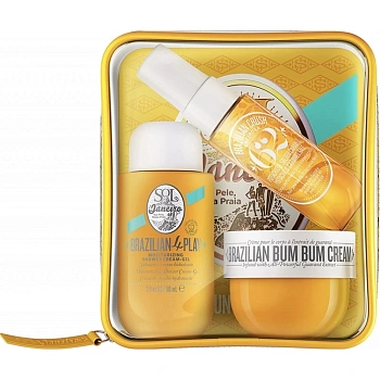 Sol de Janeiro SOL Cheirosa ’62 Eau de Parfum дорожный набор: мист для тела и волос, 30 мл + масло д/душа, 90 мл + крем д/тела, 50 мл Sol de Janeiro SOL Cheirosa ’62 Eau de Parfum дорожный набор: мист для тела и волос, 30 мл + масло д/душа, 90 мл + крем д/тела, 50 мл