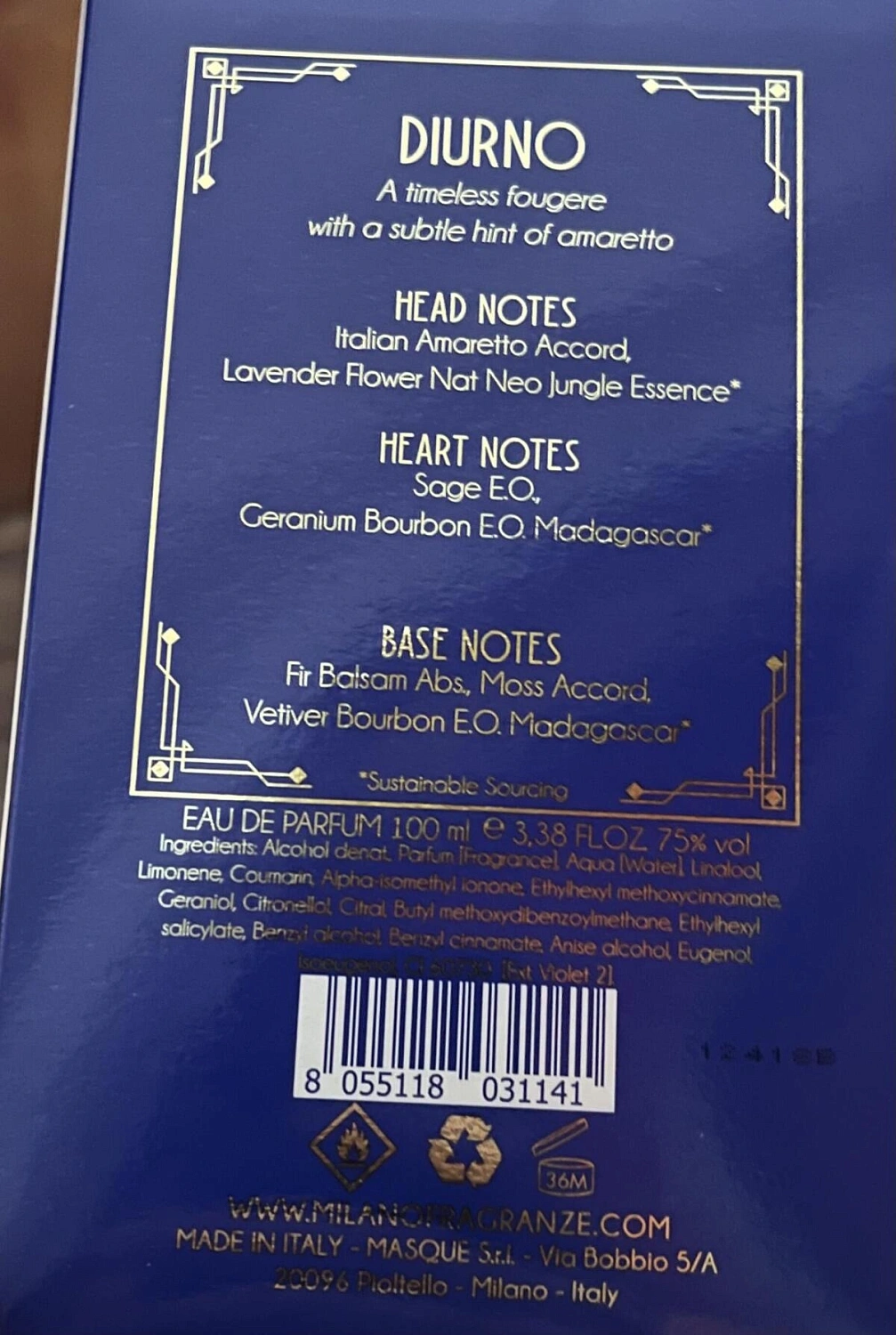 Milano Fragranze Diurno