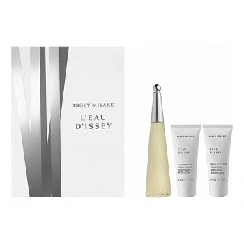 Issey Miyake L’eau d’Issey набор: т.вода, 50 мл + гель д/душа, 50 мл + лосьон д/тела, 50 мл Issey Miyake L’eau d’Issey набор: т.вода, 50 мл + гель д/душа, 50 мл + лосьон д/тела, 50 мл