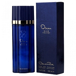Oscar de la Renta Blue Velvet