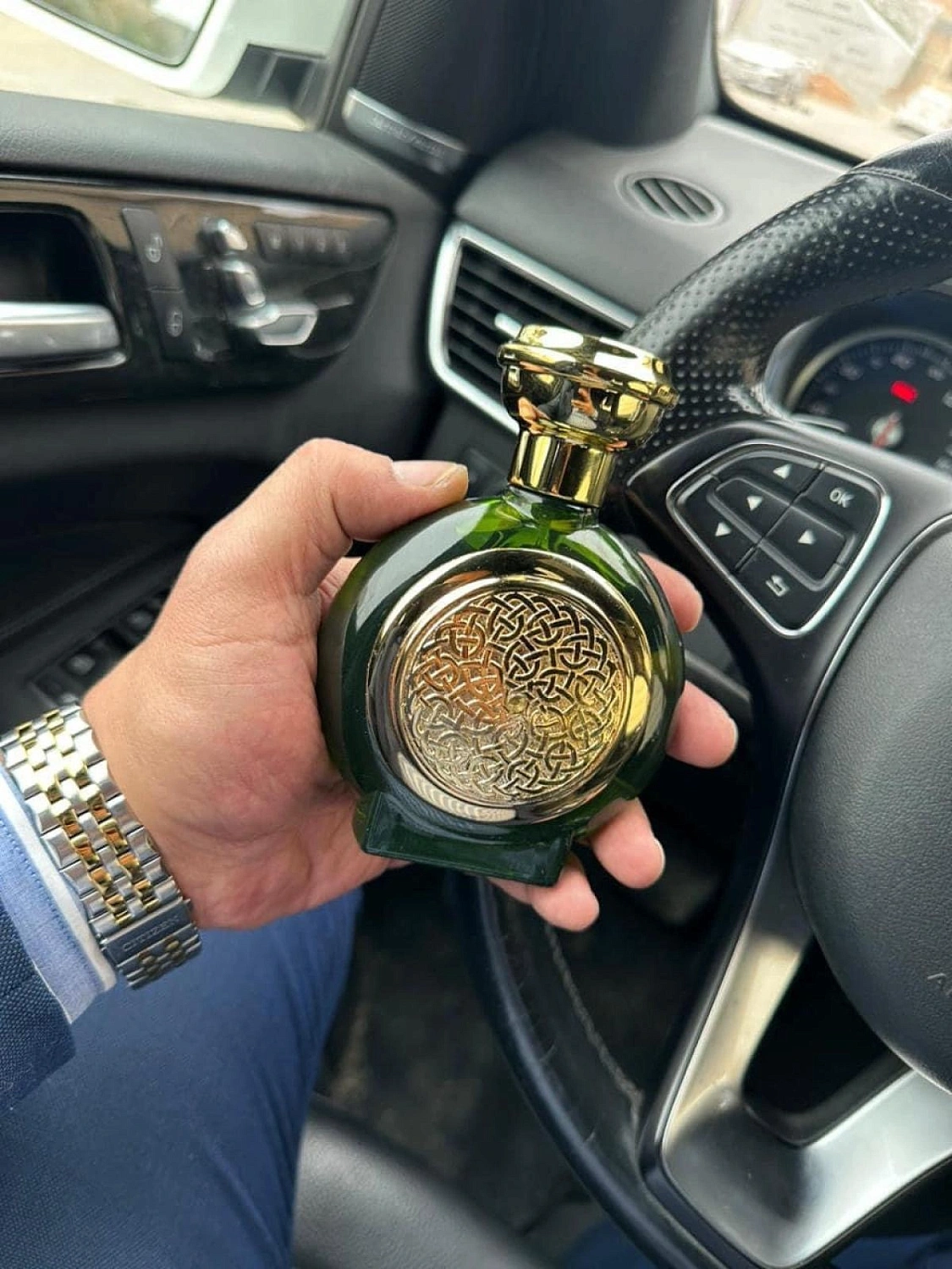 Boadicea the Victorious Green Sapphire