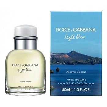 DOLCE & GABBANA Light Blue Discover Vulcano Pour Homme туалетная вода, 40 мл DOLCE & GABBANA Light Blue Discover Vulcano Pour Homme туалетная вода, 40 мл