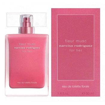 For Her Narciso Rodriguez Fleur Musc Eau De Toilette Florale туалетная вода, 50 мл
