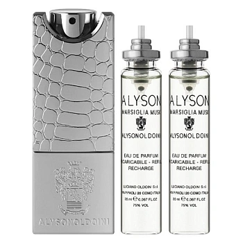 Alyson Oldoini Marsiglia Musk набор: парф. вода, 20 мл х 3 (сменный объем) Alyson Oldoini Marsiglia Musk набор: парф. вода, 20 мл х 3 (сменный объем)