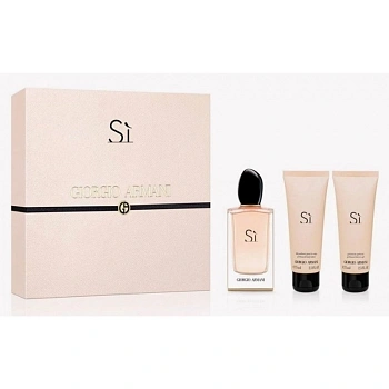 Armani Si набор: парф.вода, 100 мл + гель д/душа, 75 мл + лосьон д/тела, 75 мл