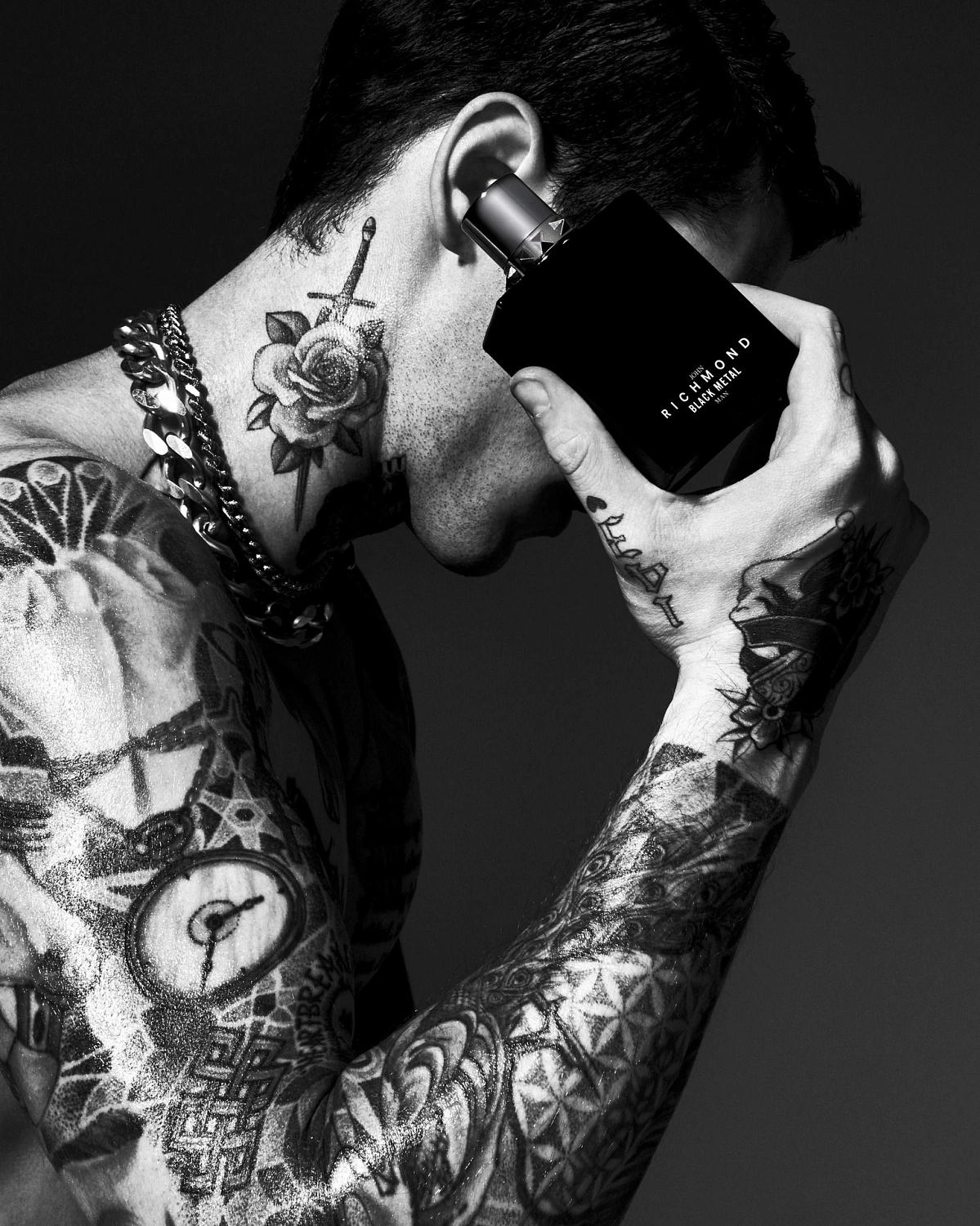 JOHN RICHMOND Black Metal Man