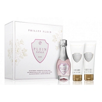 Philipp Plein Plein Fatale Rose набор: парф.вода, 50 мл + гель д/душа, 75 мл + лосьон д/тела, 75 мл Philipp Plein Plein Fatale Rose набор: парф.вода, 50 мл + гель д/душа, 75 мл + лосьон д/тела, 75 мл