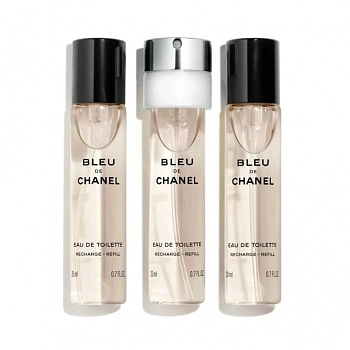 Bleu de Chanel туалетная вода, 3x20 мл тестер (сменный объем) Bleu de Chanel туалетная вода, 3x20 мл тестер (сменный объем)