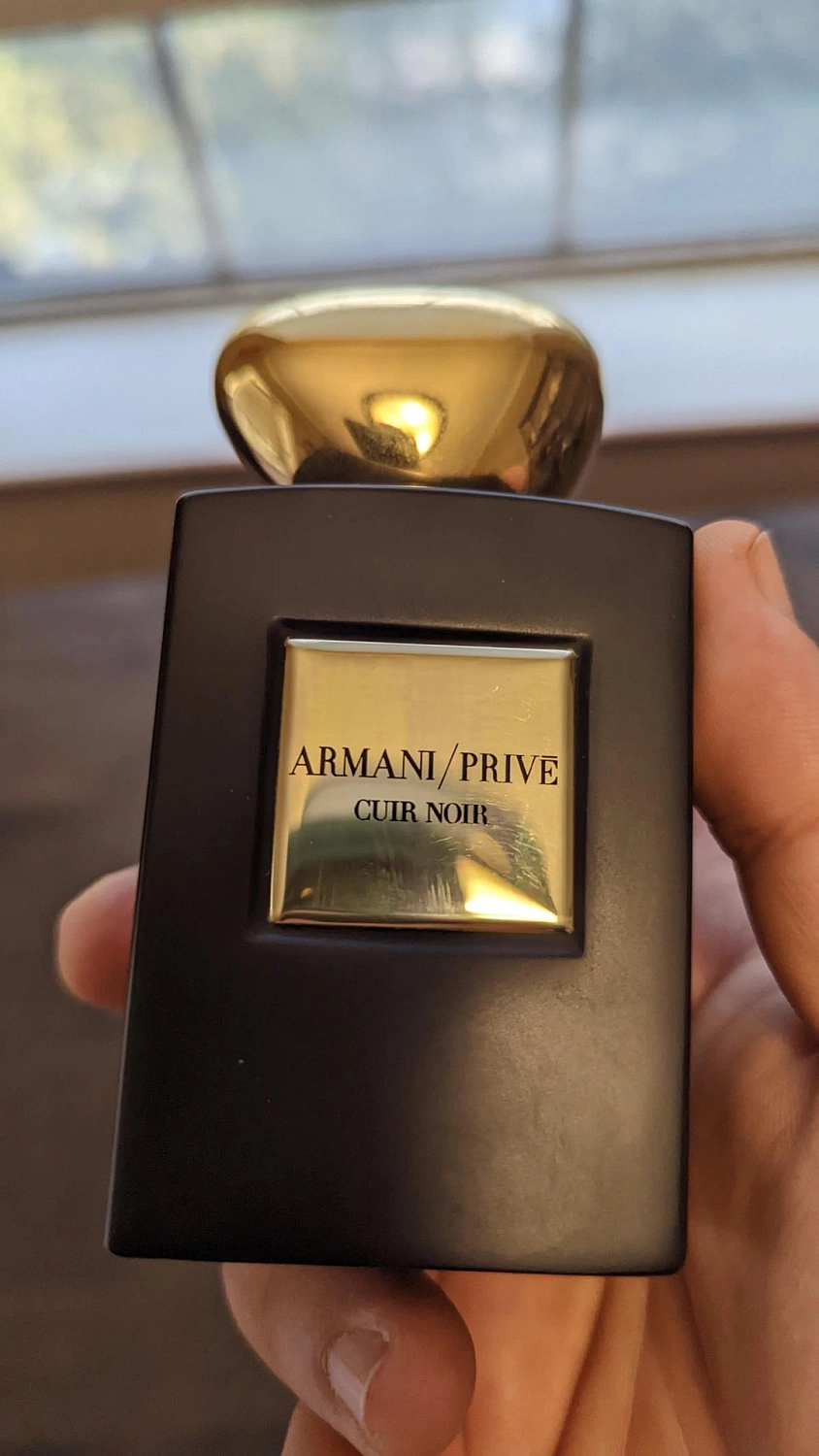 ARMANI Prive Cuir Noir ARMANI Prive Cuir Noir