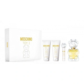 MOSCHINO Toy 2 набор: парф. вода, 100 мл + парф. вода, 10 мл + лосьон д/тела, 100 мл + гель д/душа, 100 мл
