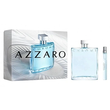 Azzaro Chrome набор: т.вода, 200 мл + т.вода, 10 мл