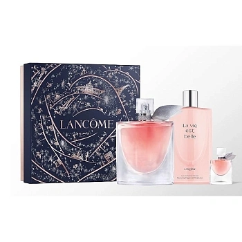 Lancôme La Vie est Belle набор: парф. вода, 100 мл + парф. вода, 4 мл +лосьон д/тела, 200 мл