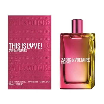 ZADIG & VOLTAIRE This Is Love! for Her парфюмерная вода, 100 мл ZADIG & VOLTAIRE This Is Love! for Her парфюмерная вода, 100 мл