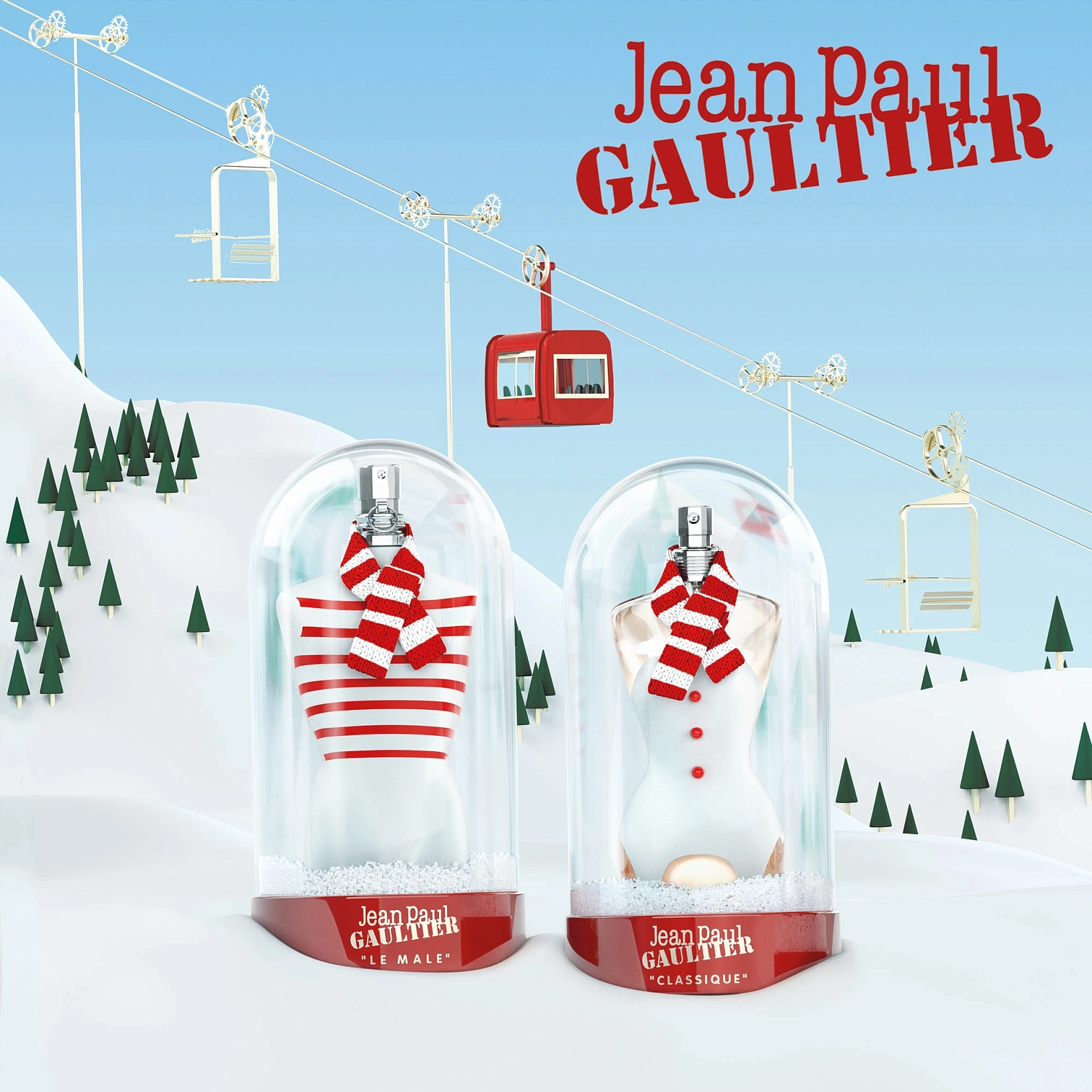 Jean Paul Gaultier Le Male Collector's Snow Globe Jean Paul Gaultier Le Male Collector's Snow Globe