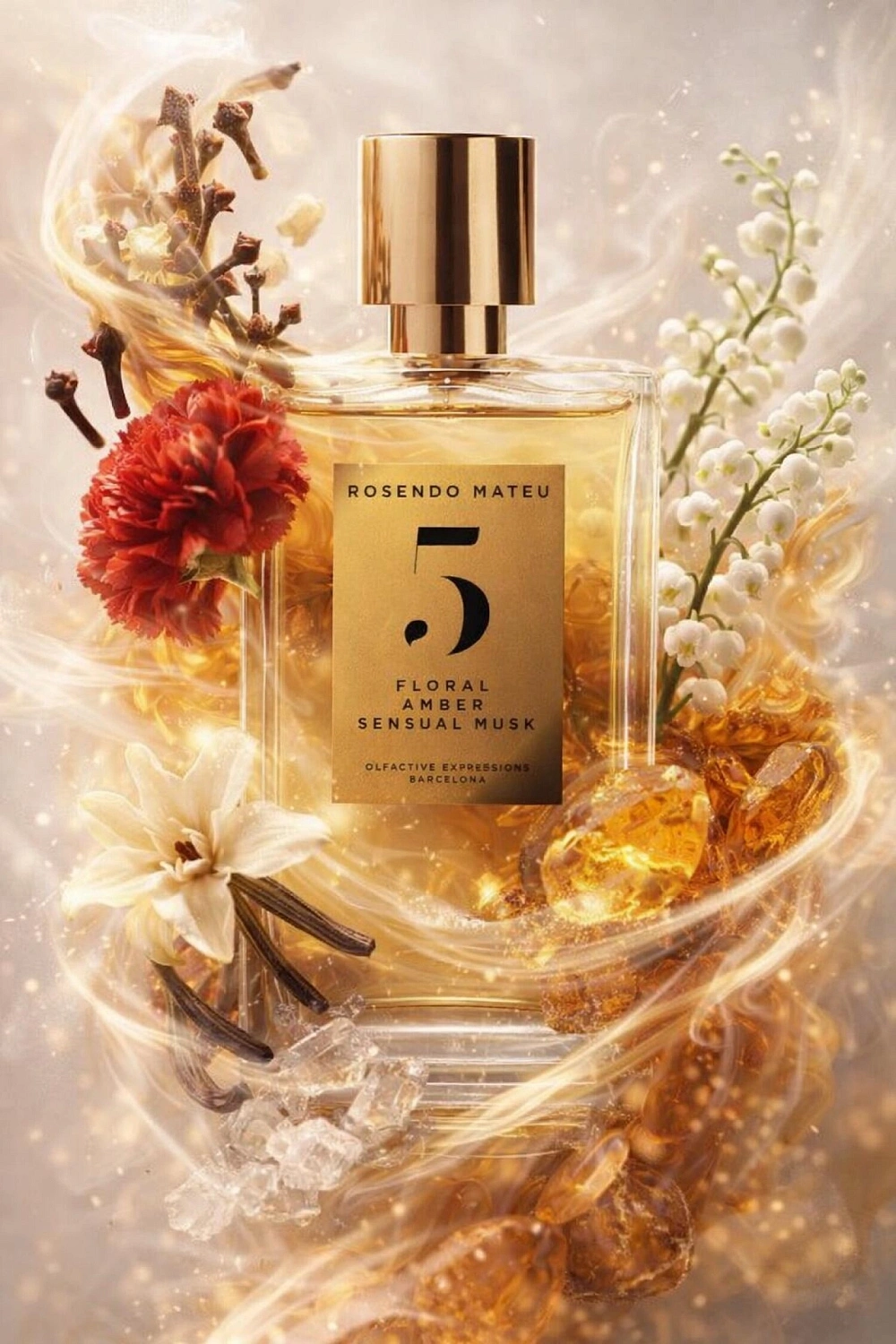Rosendo Mateu Olfactive Expressions Rosendo Mateu Nº 5 Floral, Amber, Sensual Musk
