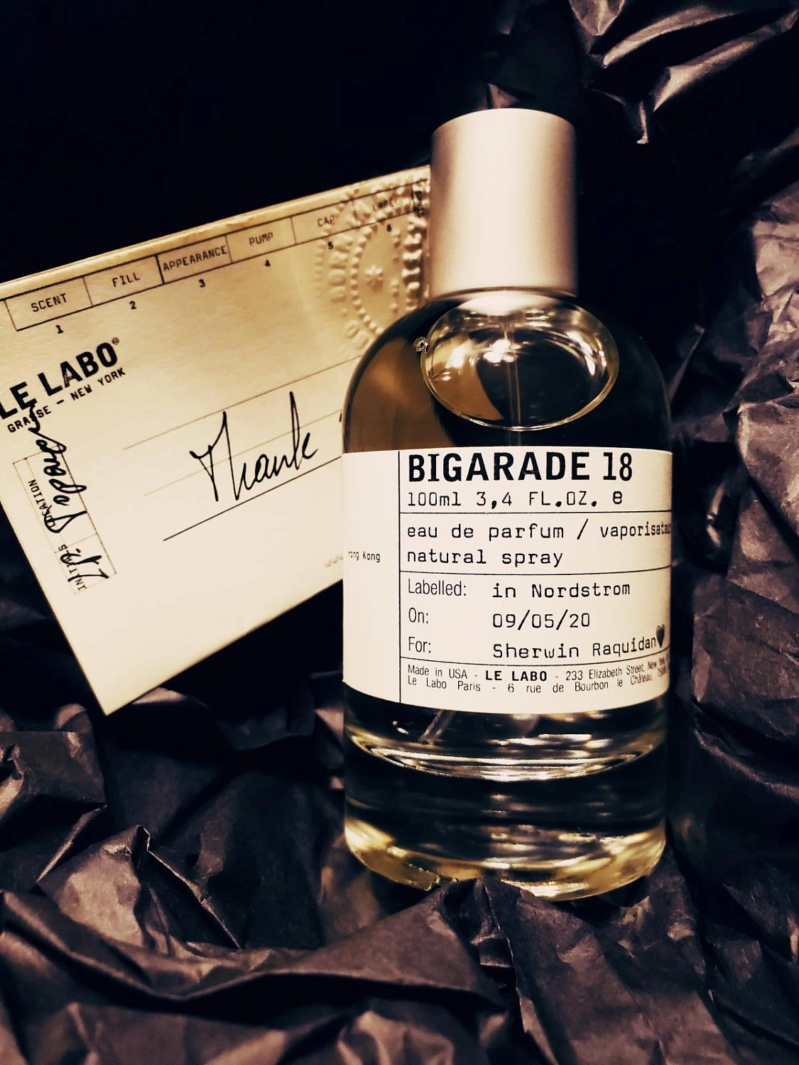 Le Labo Bigarade 18 Hong Kong
