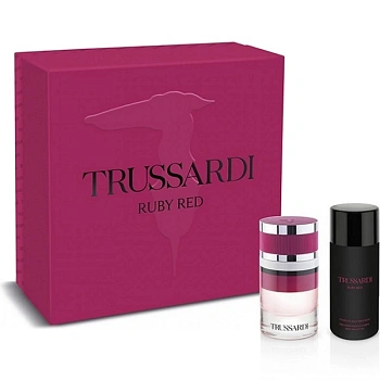 TRUSSARDI Ruby Red набор:парфюмерная вода, 60 мл + эмульсия д/тела, 125 мл TRUSSARDI Ruby Red набор:парфюмерная вода, 60 мл + эмульсия д/тела, 125 мл