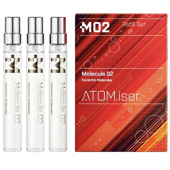 Escentric Molecules Molecule 02 подарочный набор т.вода, 8,5 мл х 3 (сменный объем) Escentric Molecules Molecule 02 подарочный набор т.вода, 8,5 мл х 3 (сменный объем)
