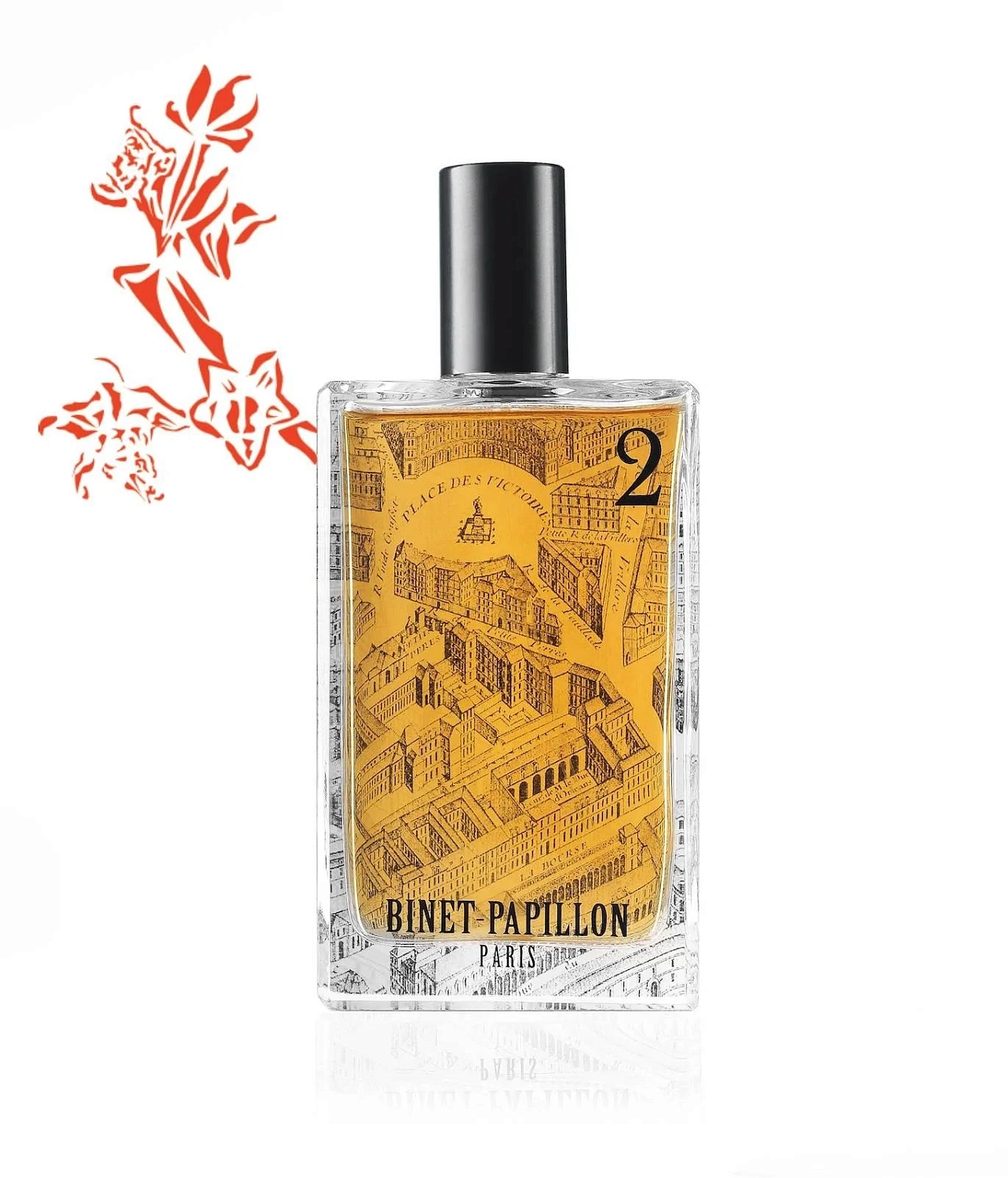 Binet-Papillon Nº 2 Ambre Demi-Deuil Binet-Papillon Nº 2 Ambre Demi-Deuil