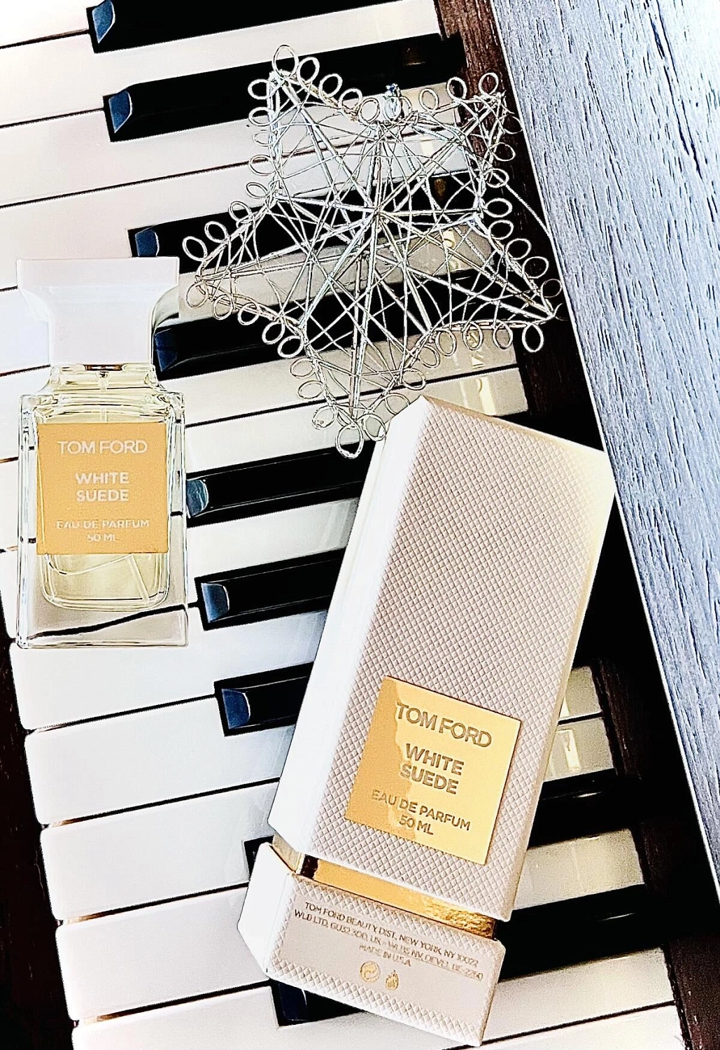 Tom Ford White Suede