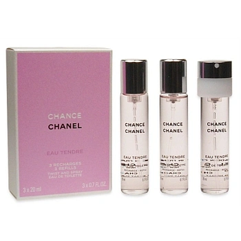 Chanel Chance Eau Tendre туалетная вода, 3 х 20 мл (сменный объем) Chanel Chance Eau Tendre туалетная вода, 3 х 20 мл (сменный объем)