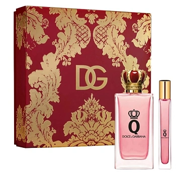 Q by Dolce & Gabbana набор: парф. вода, 100 мл + парф. вода, 10 мл (миниатюра) Q by Dolce & Gabbana набор: парф. вода, 100 мл + парф. вода, 10 мл (миниатюра)