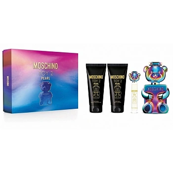 MOSCHINO Toy 2 Pearl набор: парф.вода, 100 мл + парф.вода, 10 мл + гель д/душа, 100 мл + лосьон д/тела, 100 мл