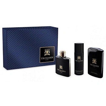 Uomo Trussardi 2011 набор: т.вода, 100 мл + гель д/душа, 200 мл + дезодорант-спрей, 100 мл Uomo Trussardi 2011 набор: т.вода, 100 мл + гель д/душа, 200 мл + дезодорант-спрей, 100 мл