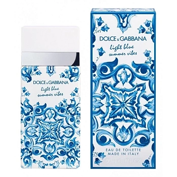 DOLCE & GABBANA Light Blue Summer Vibes туалетная вода, 100 мл DOLCE & GABBANA Light Blue Summer Vibes туалетная вода, 100 мл