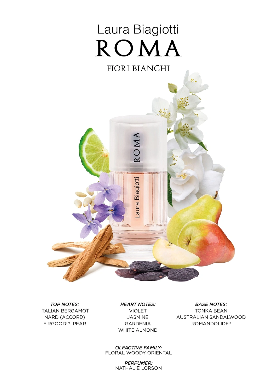 Laura Biagiotti Roma Fiori Bianchi