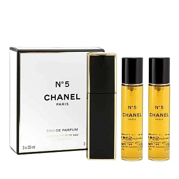Chanel N°5 парфюмерная вода, 3 х 20 мл (сменный объем)
