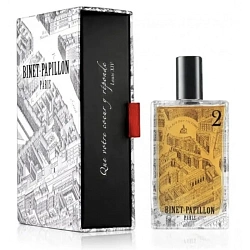 Binet-Papillon N° 2 Ambre Demi-Deuil