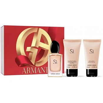 ARMANI Si Eau de Parfum Intense набор: парф.вода, 50 мл + гель д/душа, 50 мл + лосьон д/тела, 50 мл ARMANI Si Eau de Parfum Intense набор: парф.вода, 50 мл + гель д/душа, 50 мл + лосьон д/тела, 50 мл
