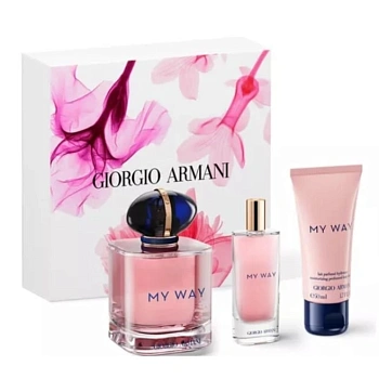 Armani My Way набор: парф. вода, 90 мл + парф. вода, 15 мл + лосьон д/тела, 50 мл