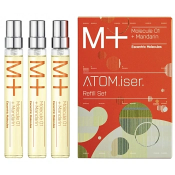 Escentric Molecules Molecules 01 + Mandarin набор: т.вода, 8,5 мл х 3 (сменный объем) Escentric Molecules Molecules 01 + Mandarin набор: т.вода, 8,5 мл х 3 (сменный объем)