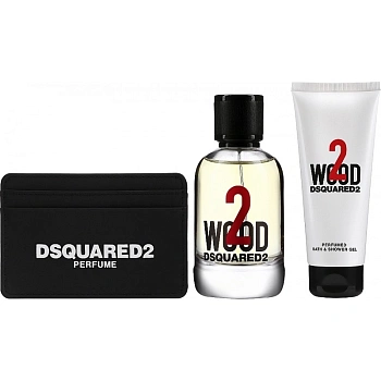 DSQUARED2 2 Wood набор: туал. вода, 100 мл + гель д/душа, 100 мл