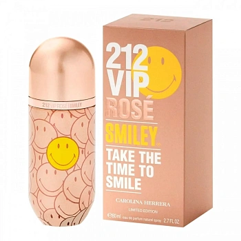 CAROLINA HERRERA 212 VIP Rose Smiley парфюмерная вода, 80 мл CAROLINA HERRERA 212 VIP Rose Smiley парфюмерная вода, 80 мл
