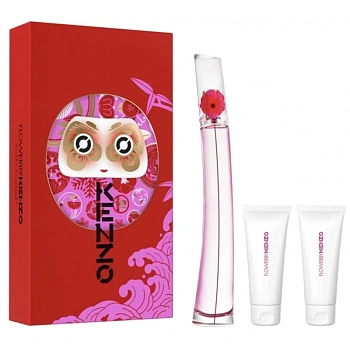 Flower by Kenzo Poppy Bouquet набор: парф.вода, 100 мл + молочко д/тела, 75 мл х 2