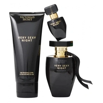 Victoria's Secret Very Sexy Night Eau de Parfum набор: парф.вода 50 мл + парф.вода 7 5 мл + лосьон д/тела 100 мл